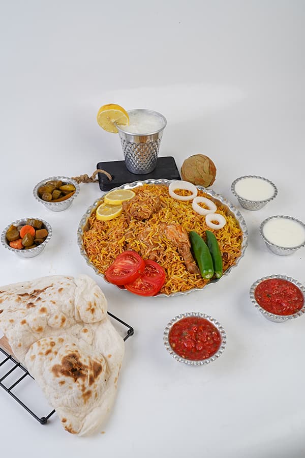 كبسة دجاج (نصف حبة)